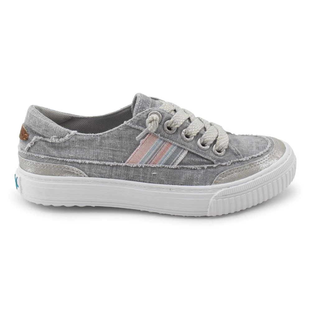 'Blowfish Malibu' Women's Alex Slip On - Fog Grey Colorwashed Cozumel / Dark Silver Orbit / Natural Bungalow 3 'Blowfish Malibu' Women's Alex Slip On - Fog Grey Colorwashed Cozumel / Dark Silver Orbit / Natural Bungalow - Image 3